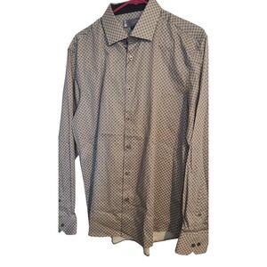 Stacy Adams dress shirt mens 15.5 32-33 button Down long sleeve‎ Size Medium